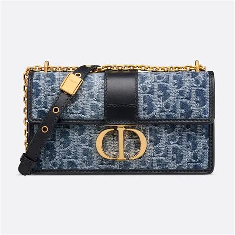 blue denim dior oblique jacquard|dior oblique jacquard chain bag.